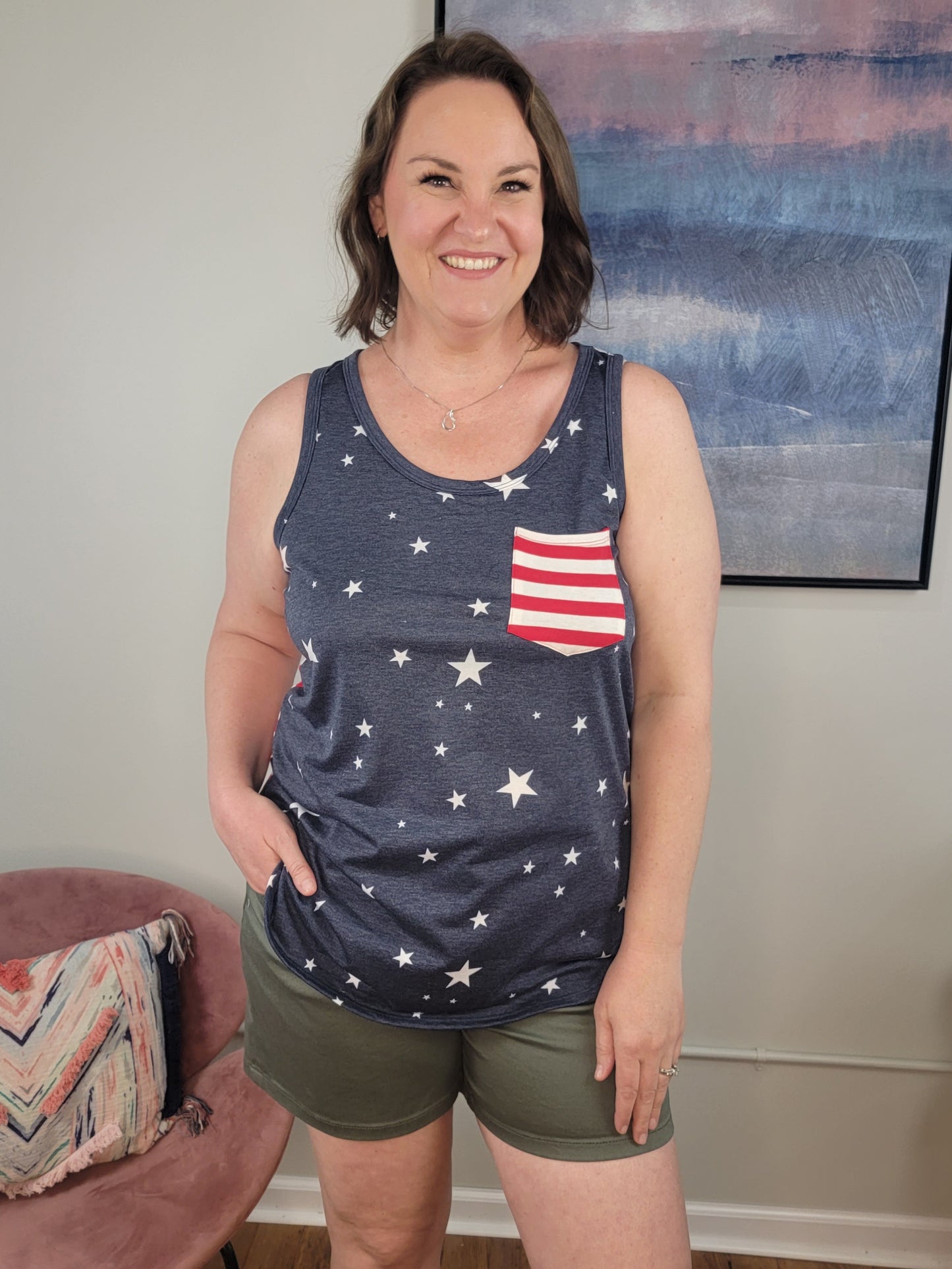 Patriotic Racer Back Tank