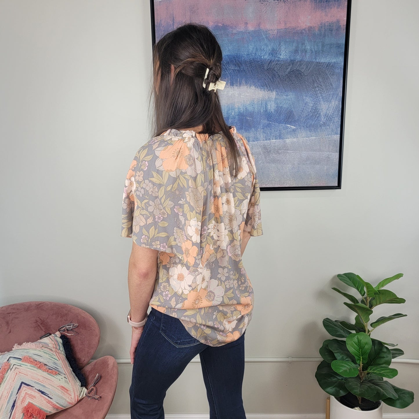 Charlotte Floral Top