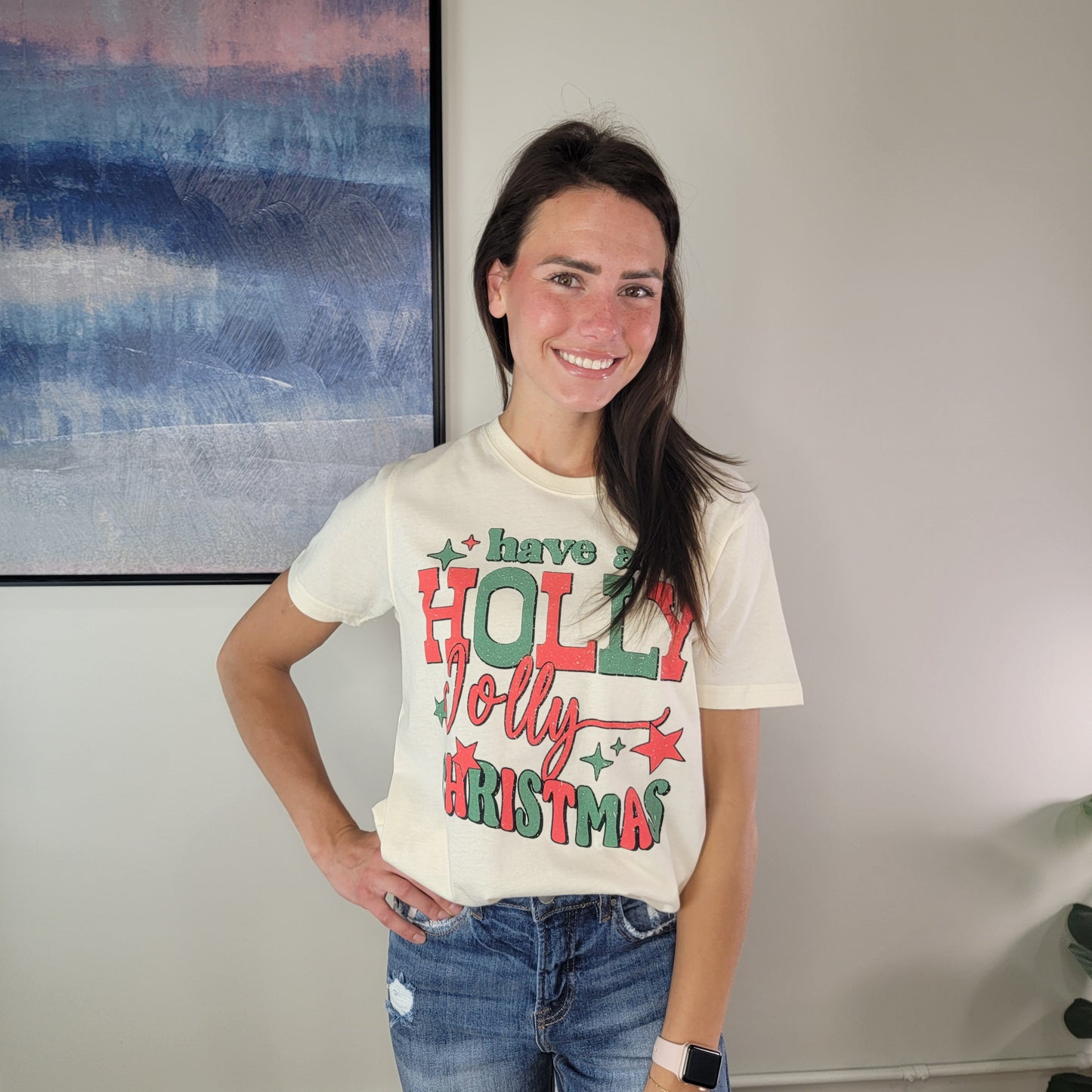 Holly Jolly Christmas Graphic Tee
