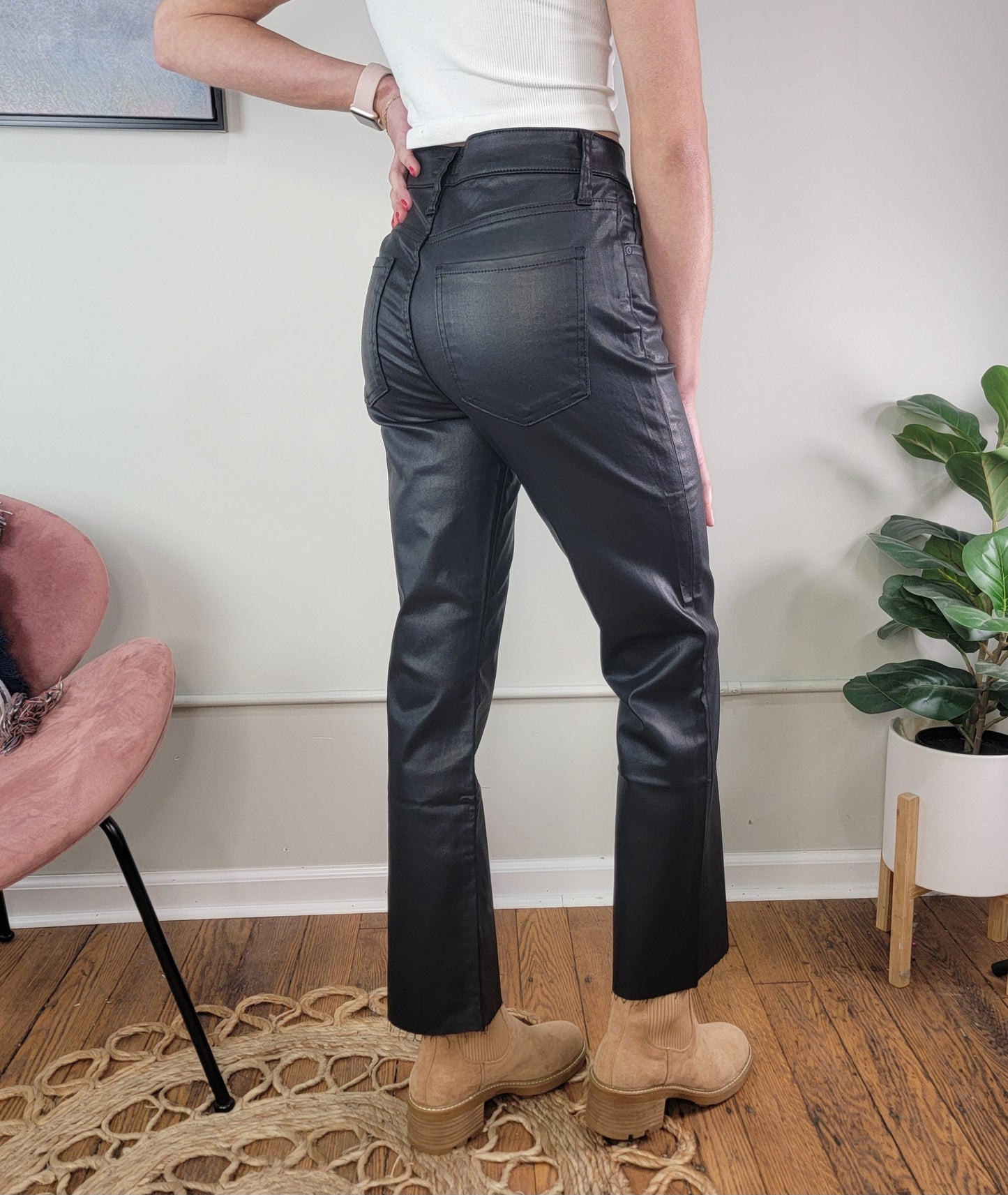 Kelsey Coated Ankle Flares from Kut from the Kloth