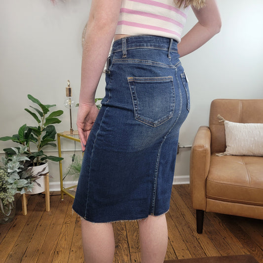 Mickey Denim Midi Skirt