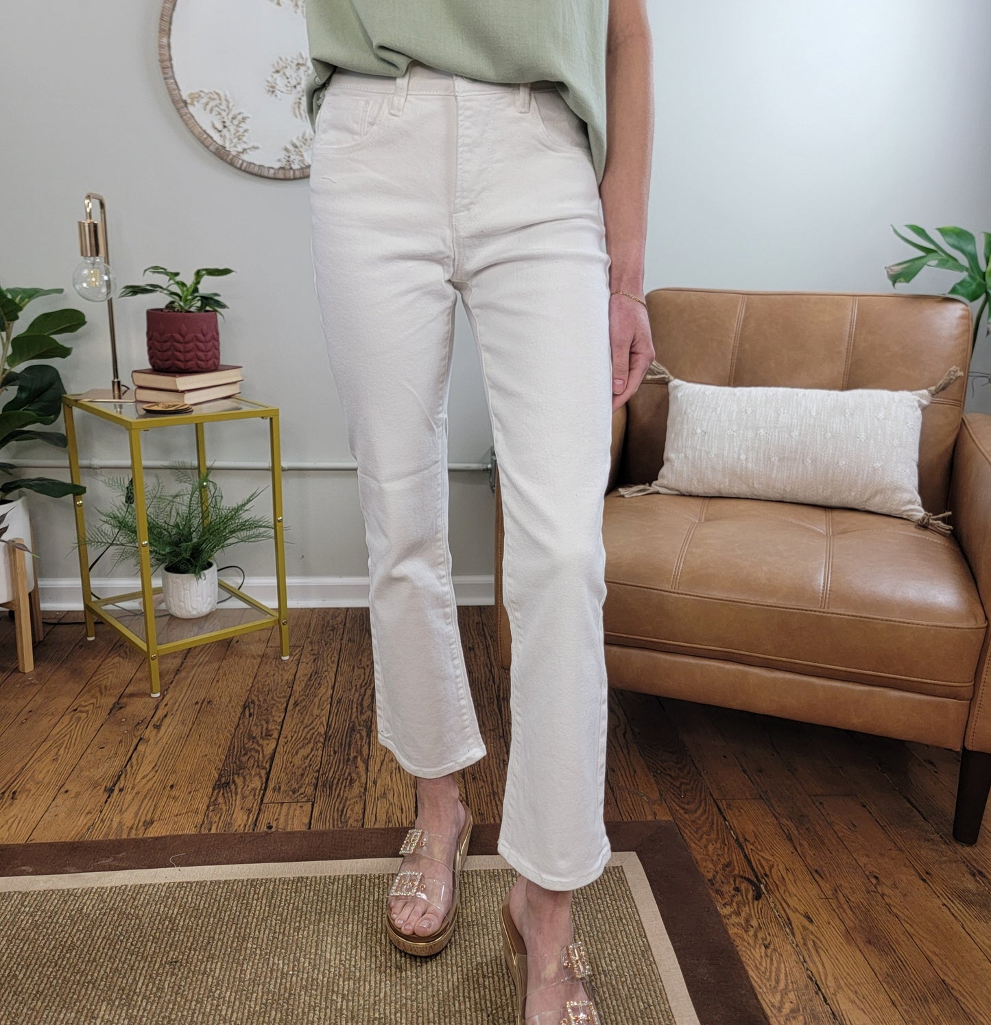 Acacia Tummy Control Crop Bootcut Jeans