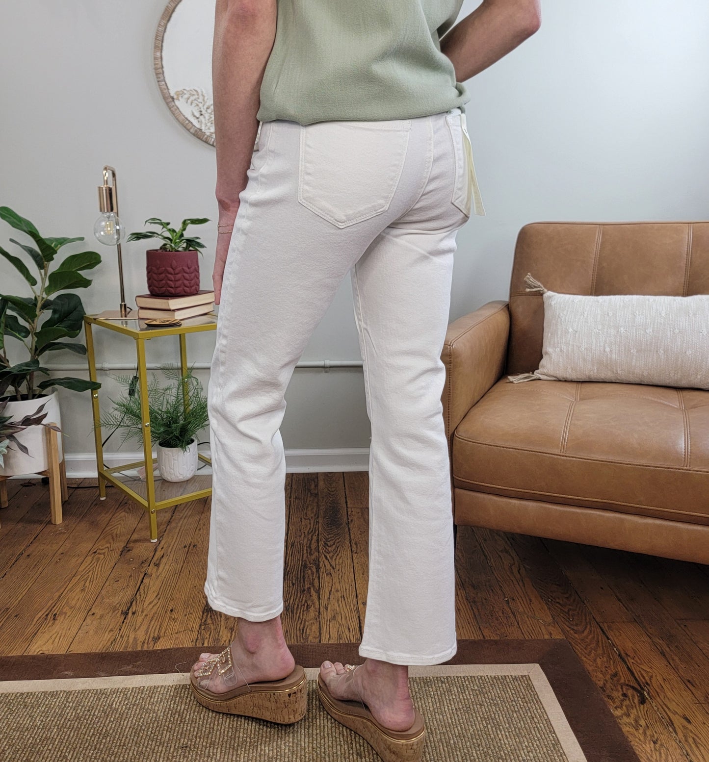 Acacia Tummy Control Crop Bootcut Jeans