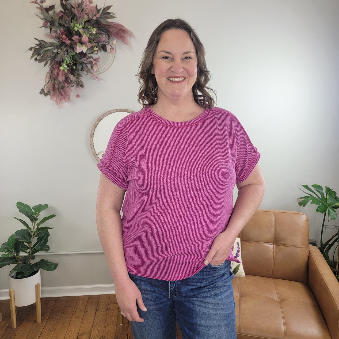 Tori Ribbed Top
