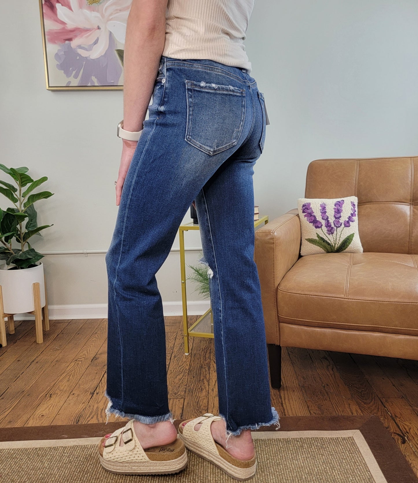 Rebecca Ankle Straight Jeans