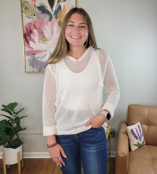 Marina Ivory Sweater