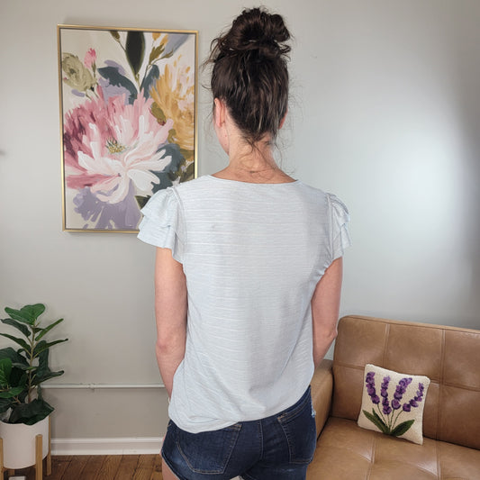 Annalise Ruffle Sleeve Top