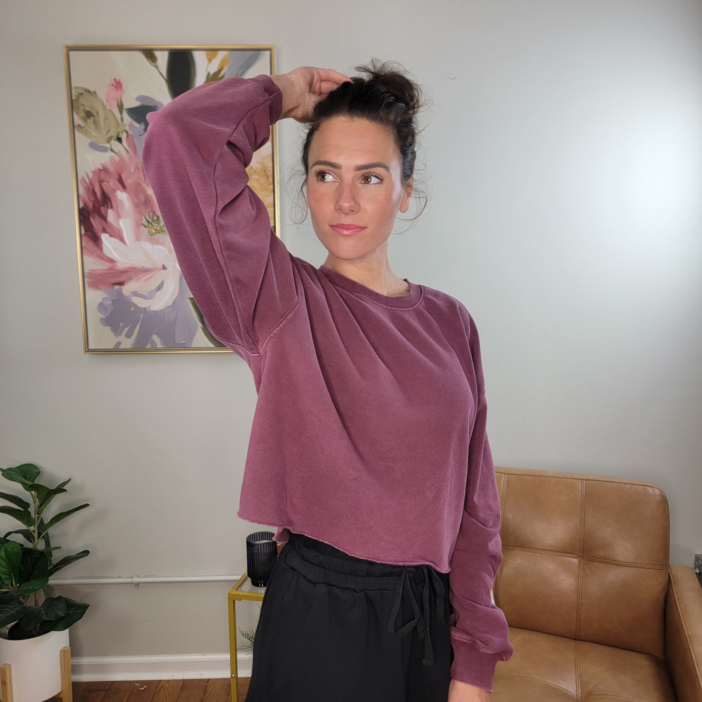 Josie Cropped Crewneck
