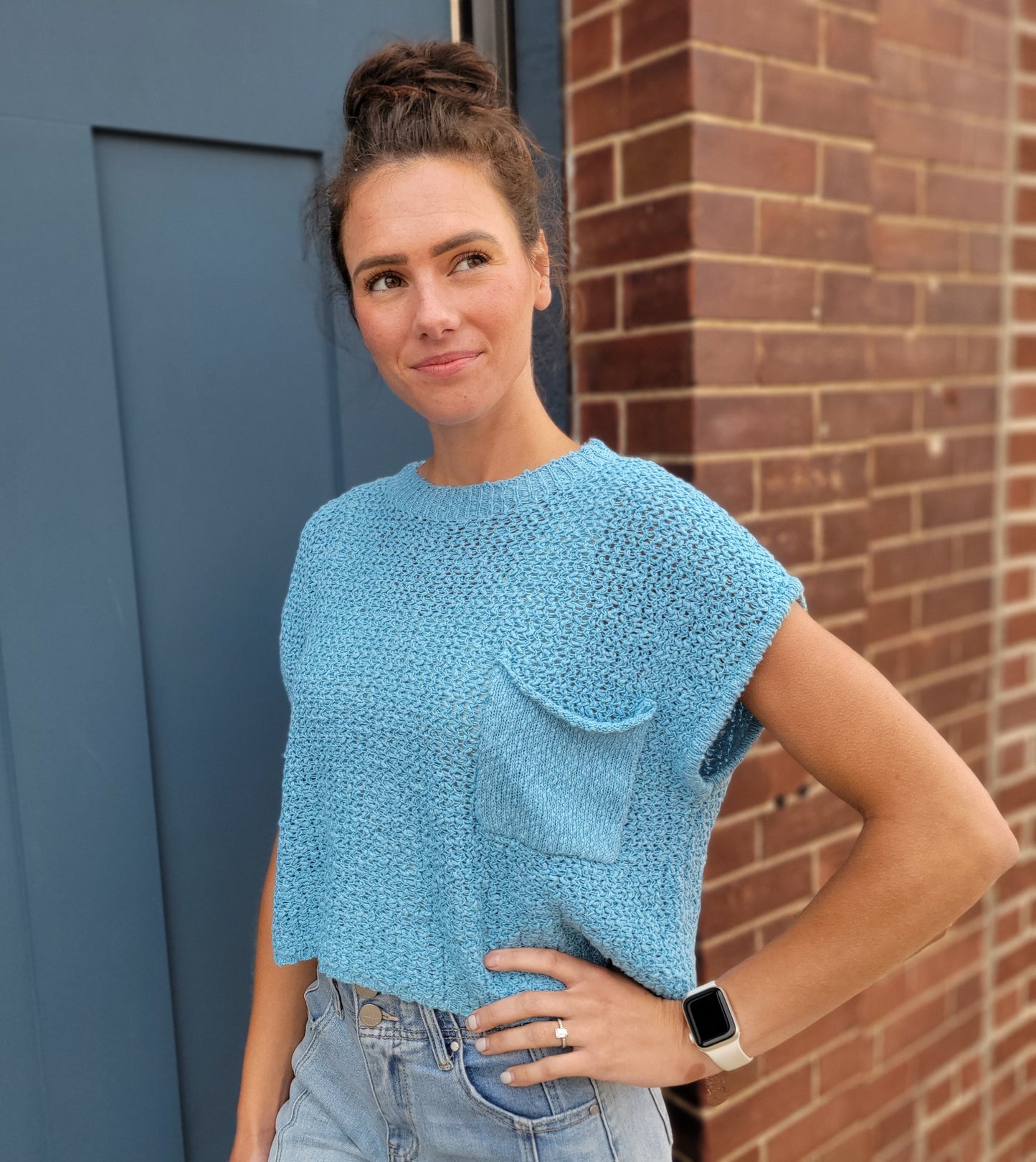 Sophia Short Sleeve Sweater