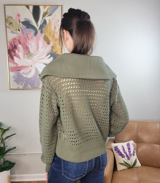 Neriah Zip Front Sweater