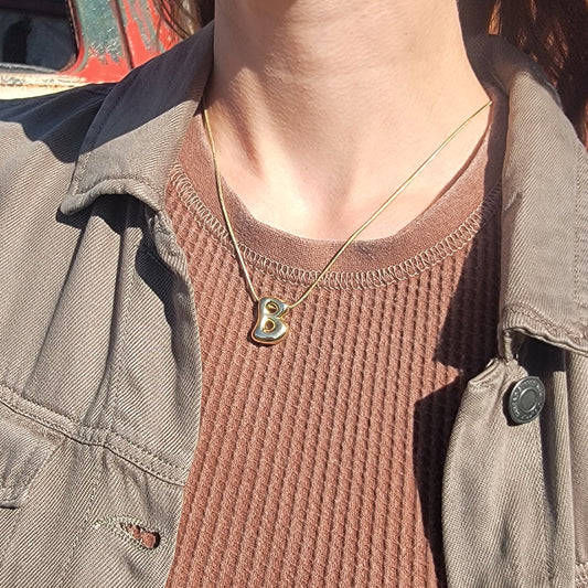 Bubble Letter Necklace