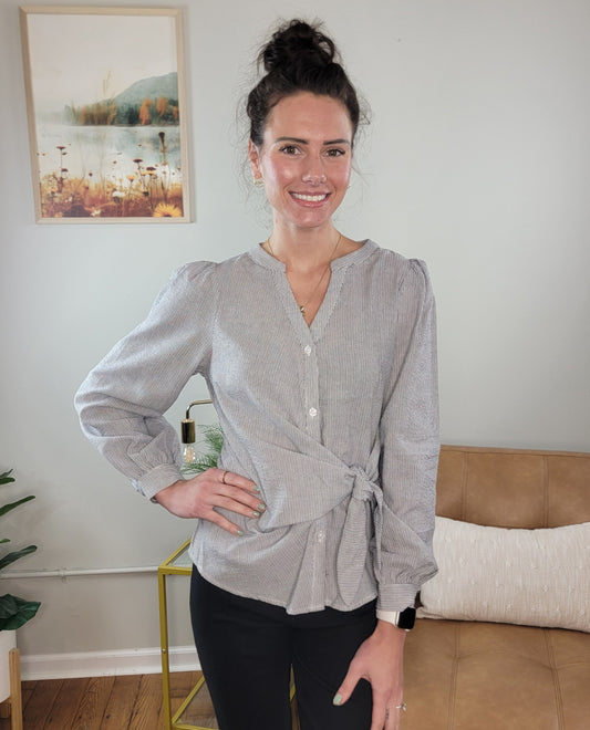 Masie Wrap Blouse