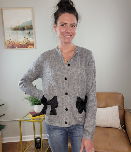 Kyleigh Bow Cardigan