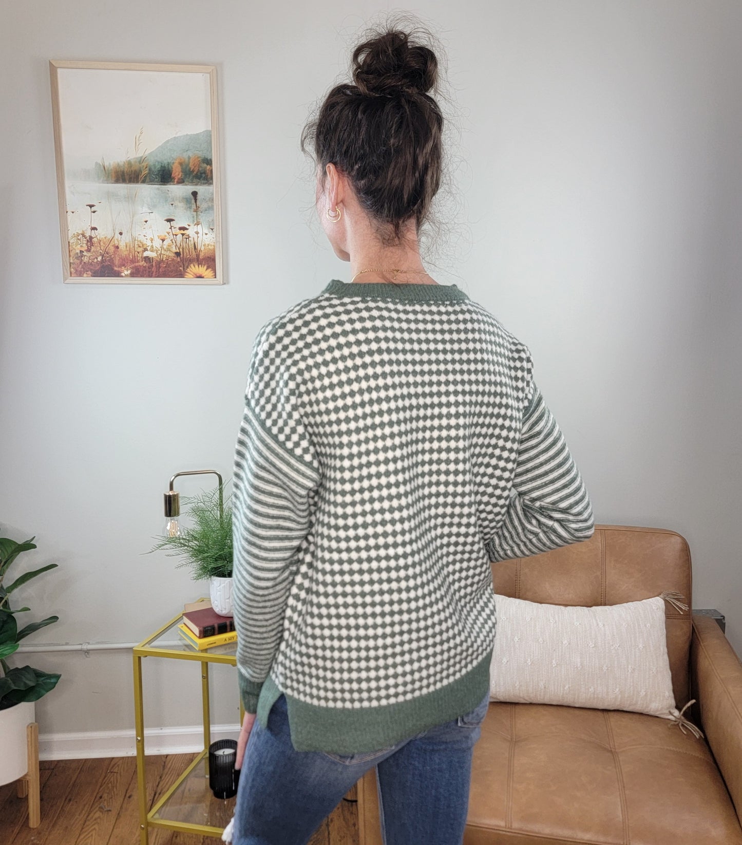 Ellyson Checkerboard Sweater