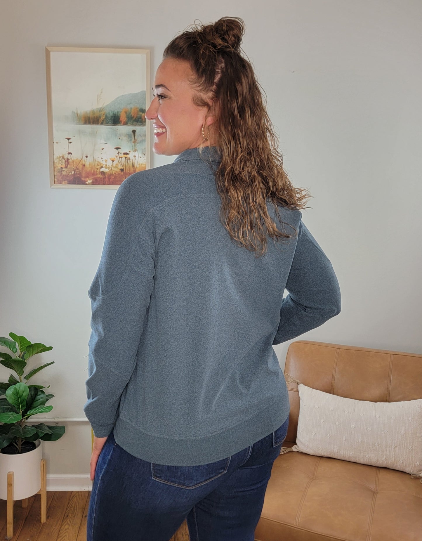Blaire Button Sweatshirt