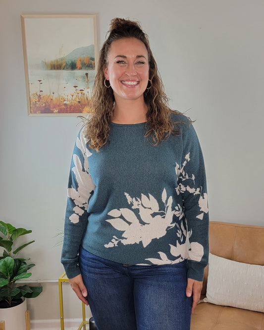 Iris Floral Sweater