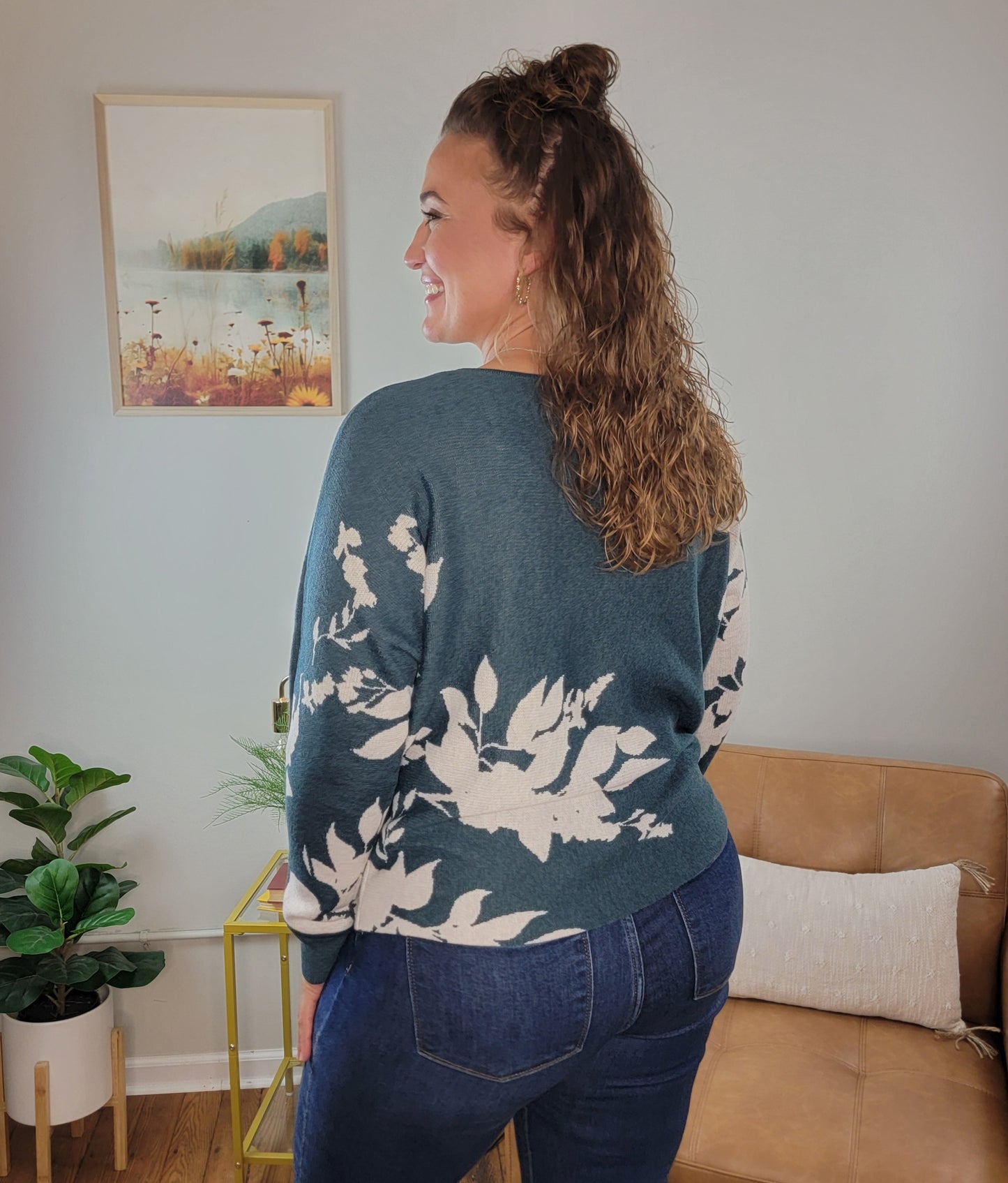 Iris Floral Sweater