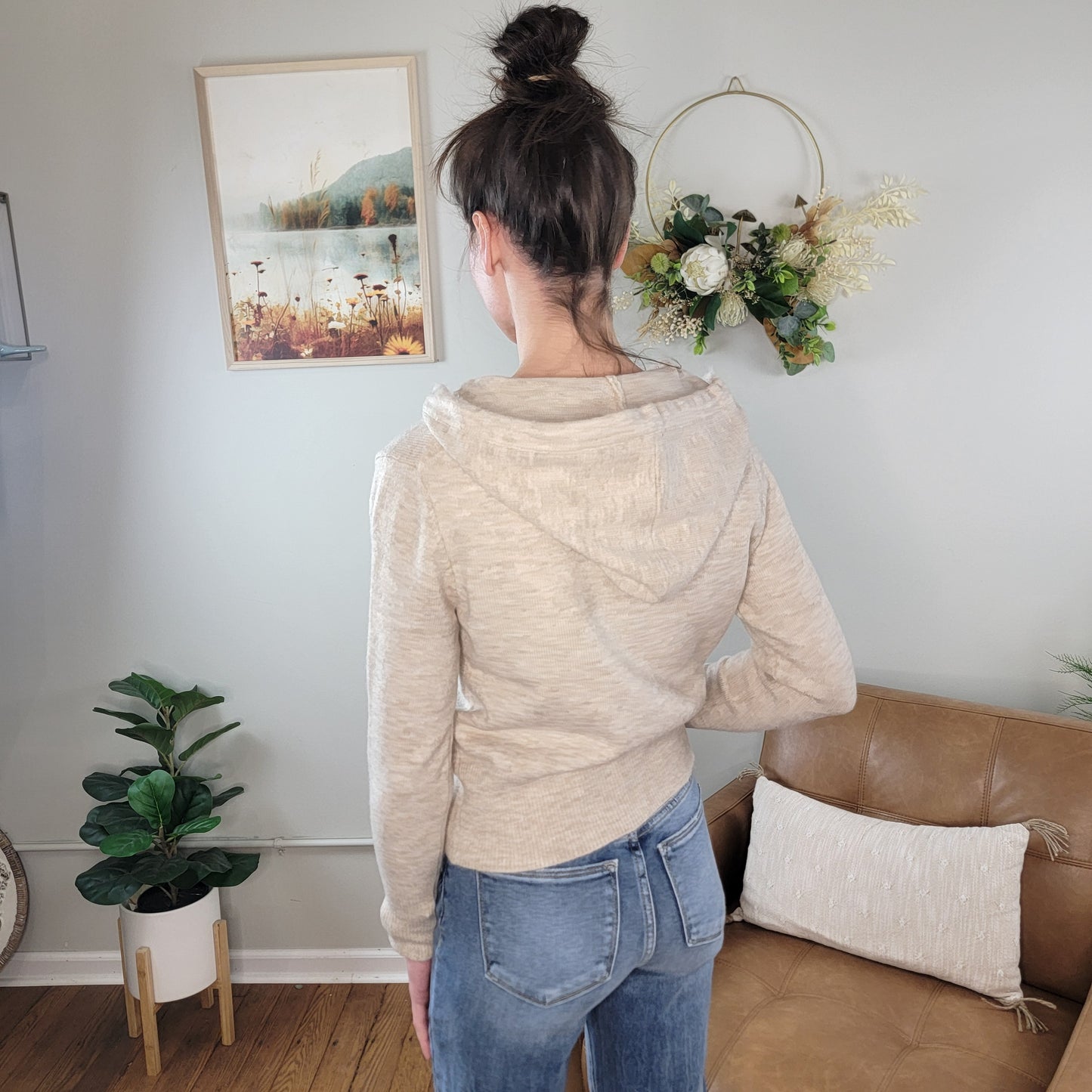 Linette Zip Up Hoodie Sweater