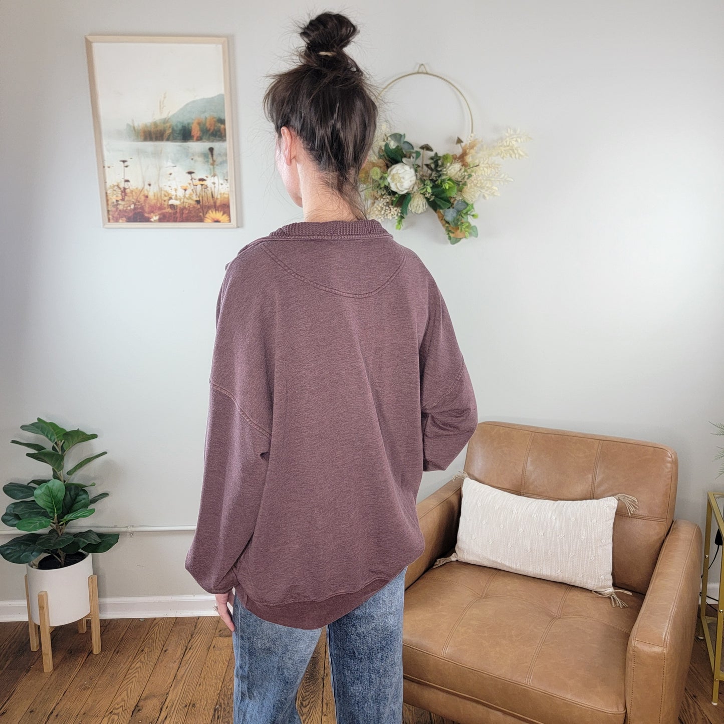 Belle Quarter Snap Sweatshirt