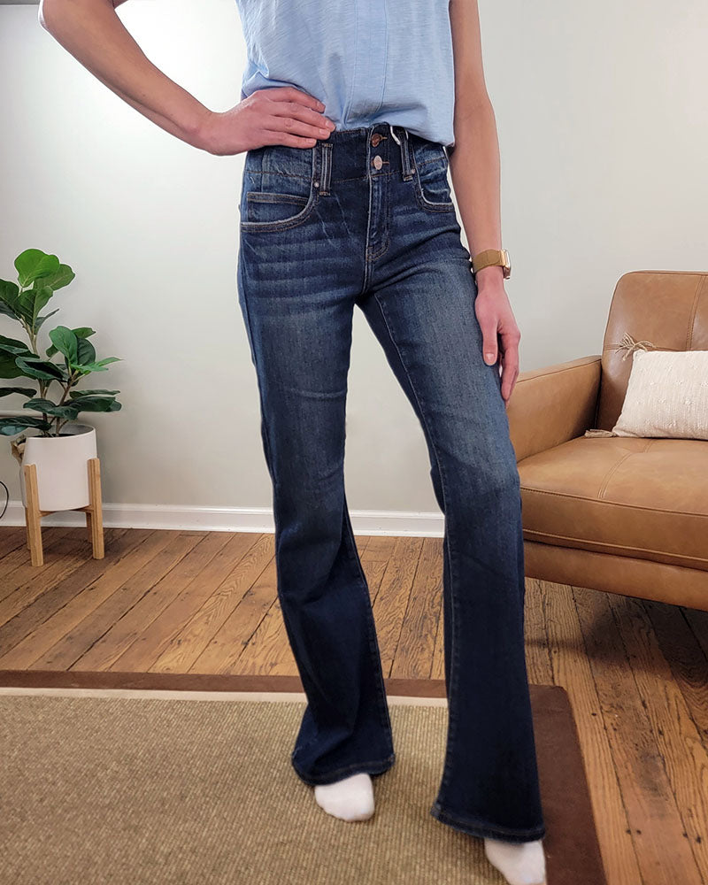 Eleanor Flare Jeans From Risen