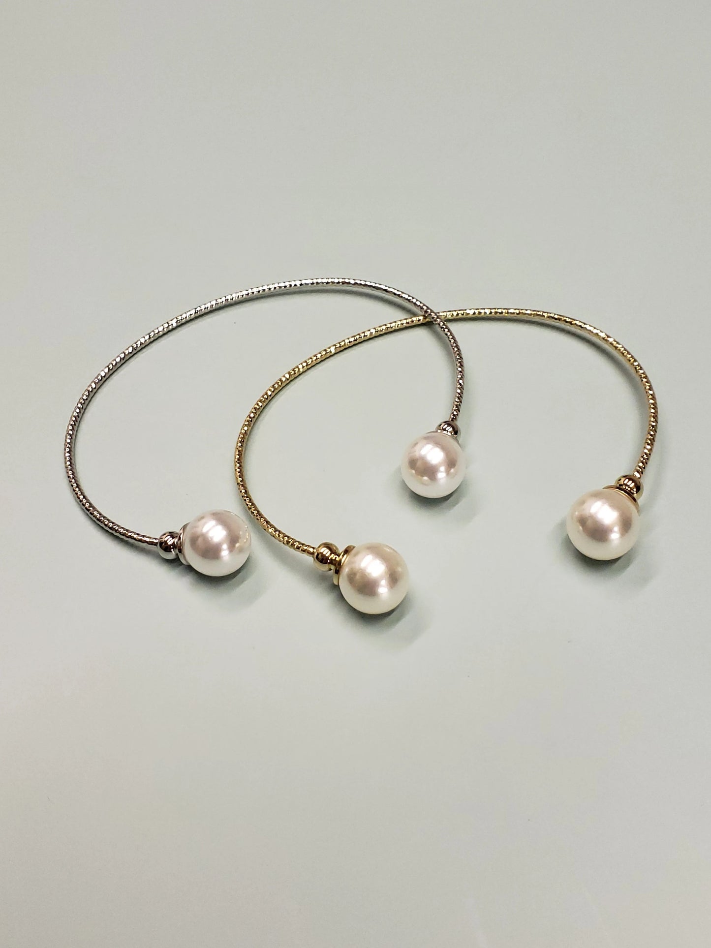 Faux Pearl Cuff Bracelet