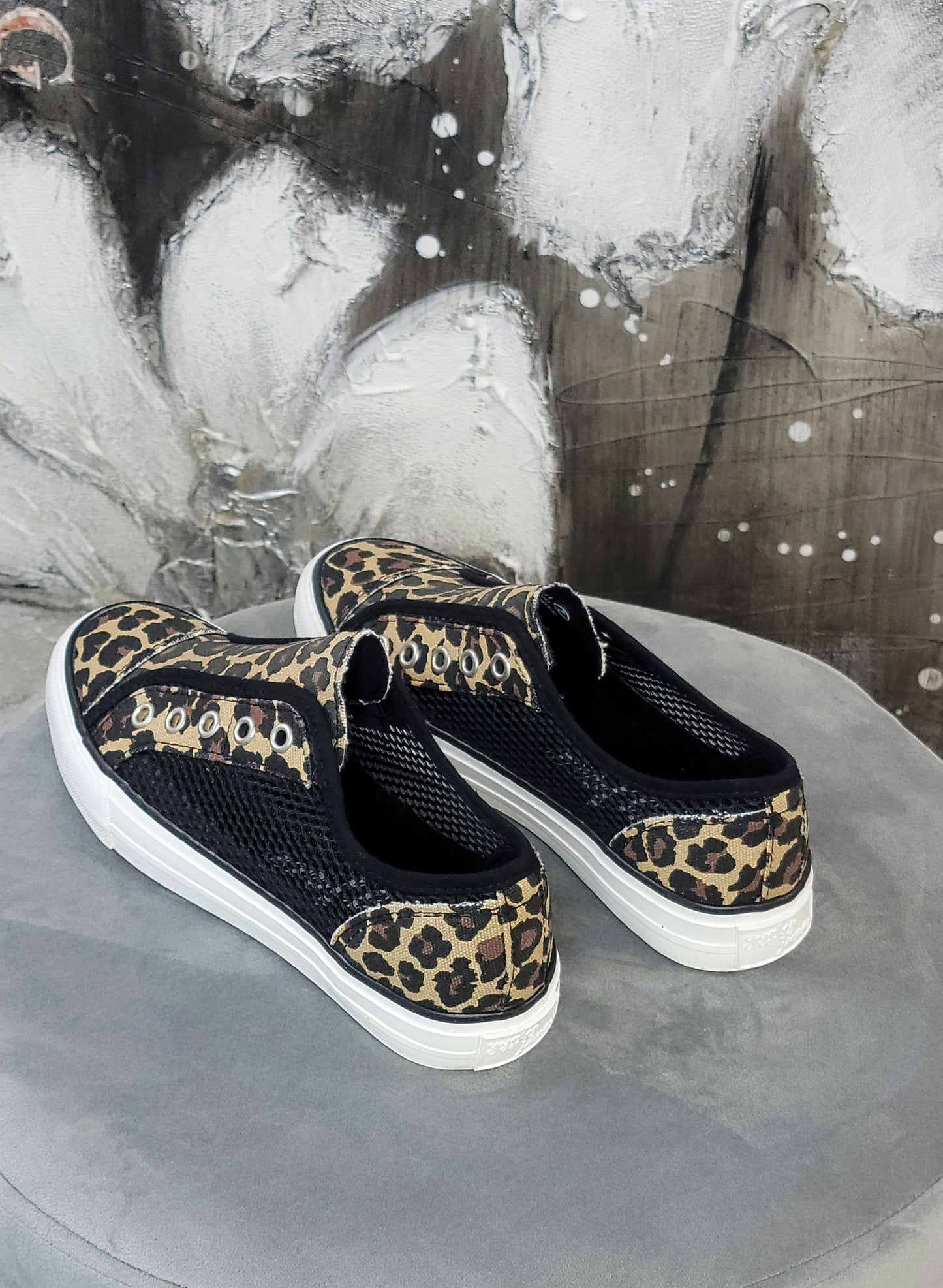 Mesh It Leopard Sneakers