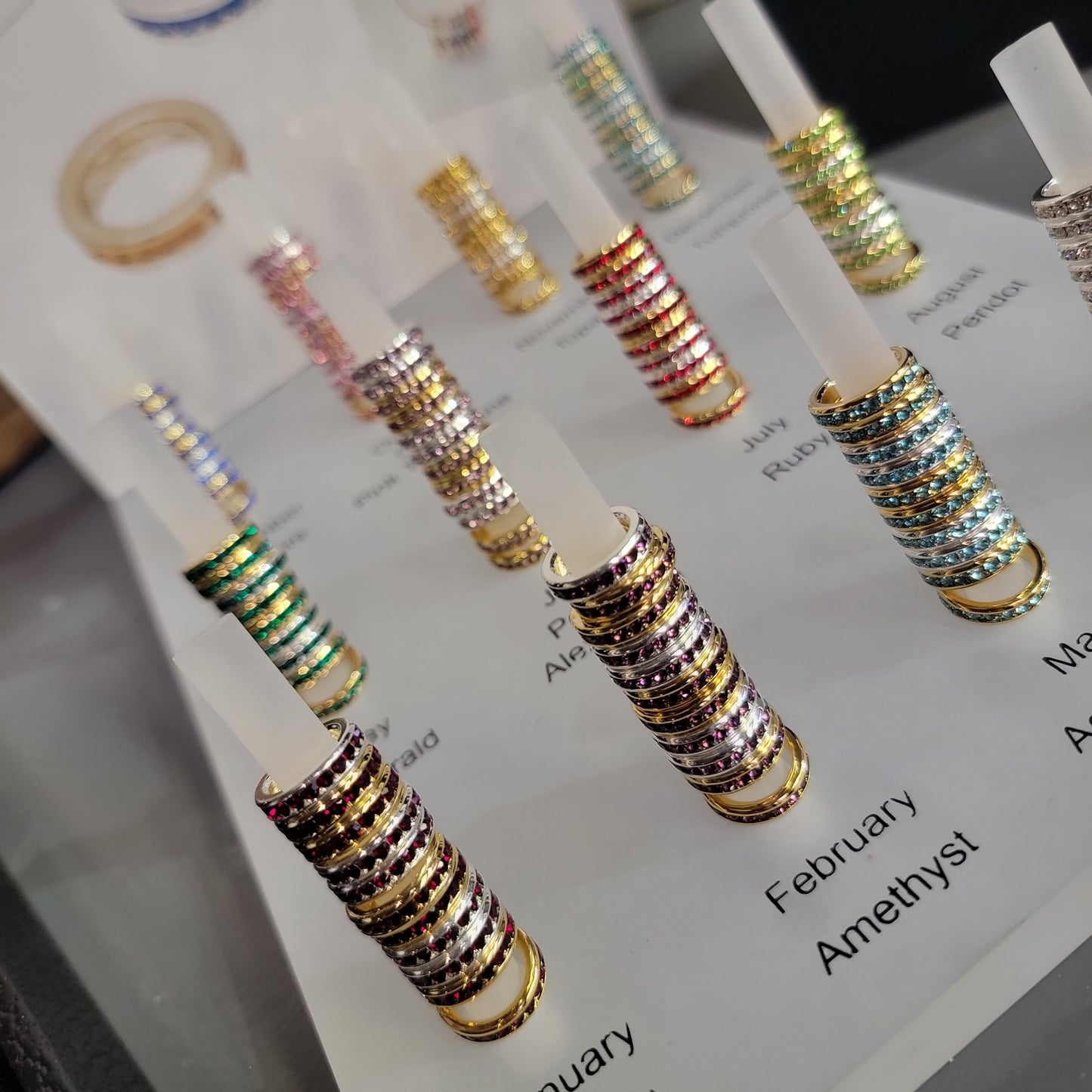 Birthstone Eternity Charms