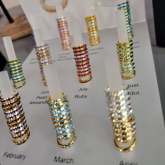 Birthstone Eternity Charms