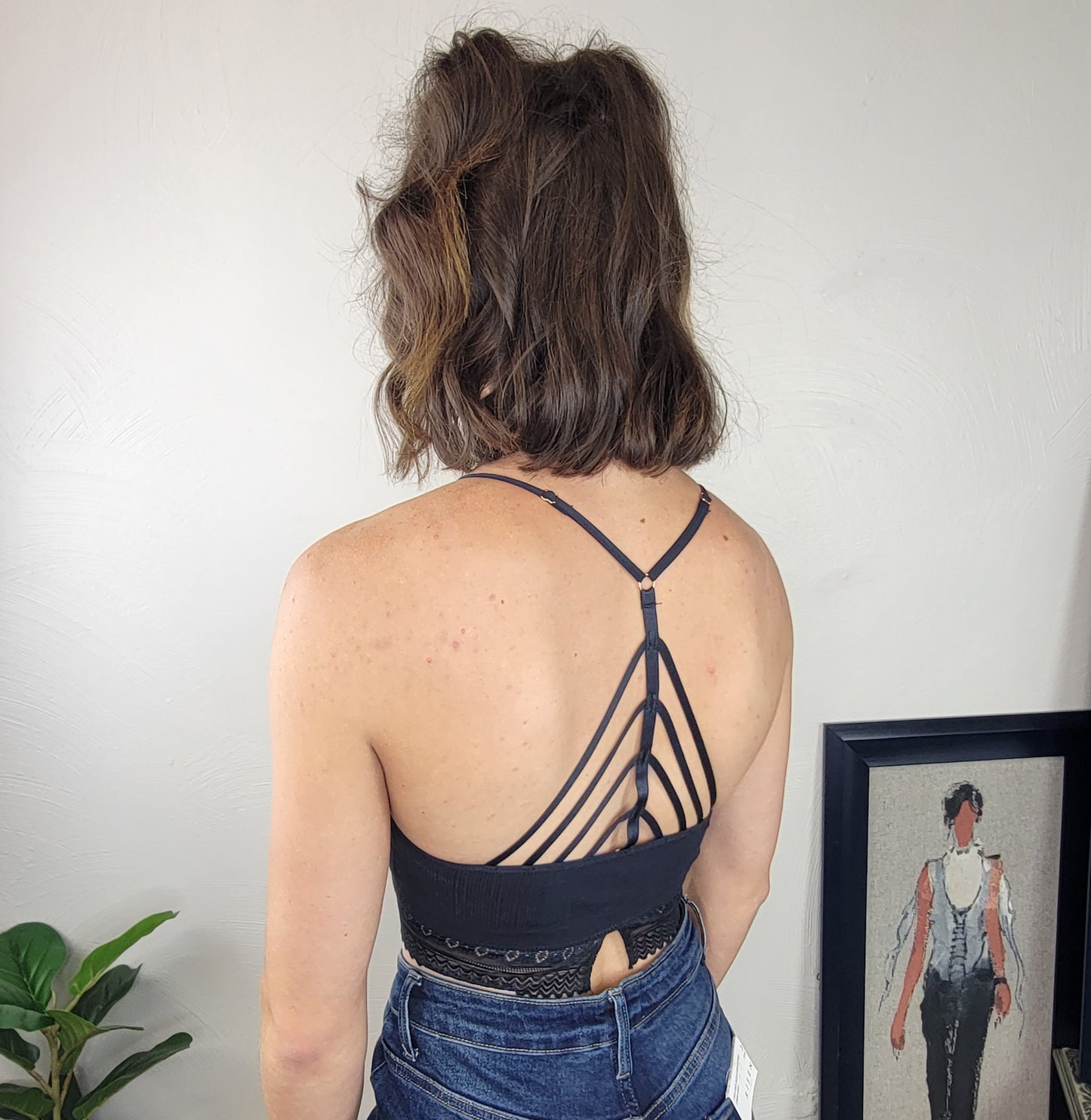 Abbie Lace Trim Bralette