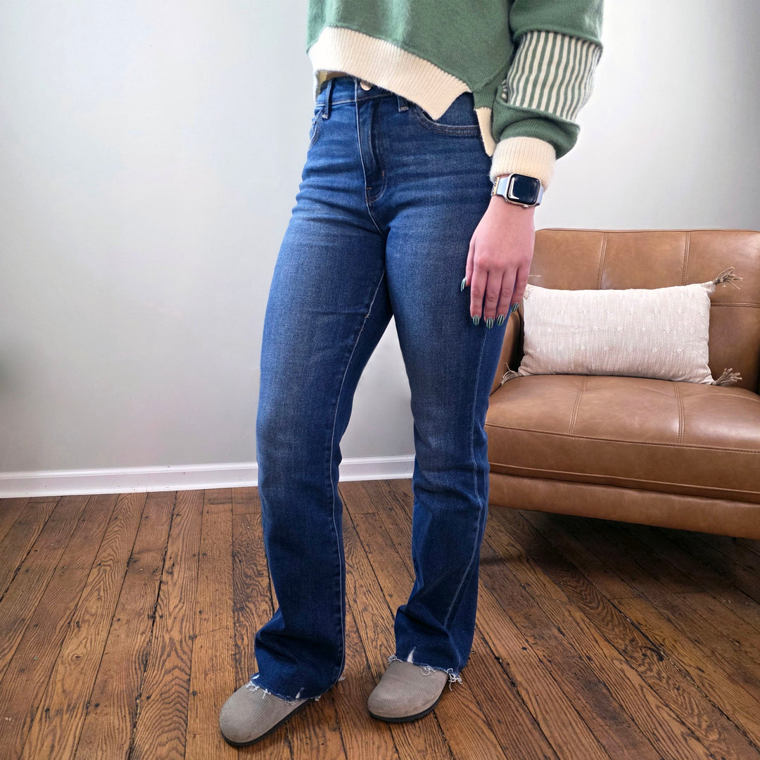 Eagerly High Rise Bootcut Jeans from Lovervet