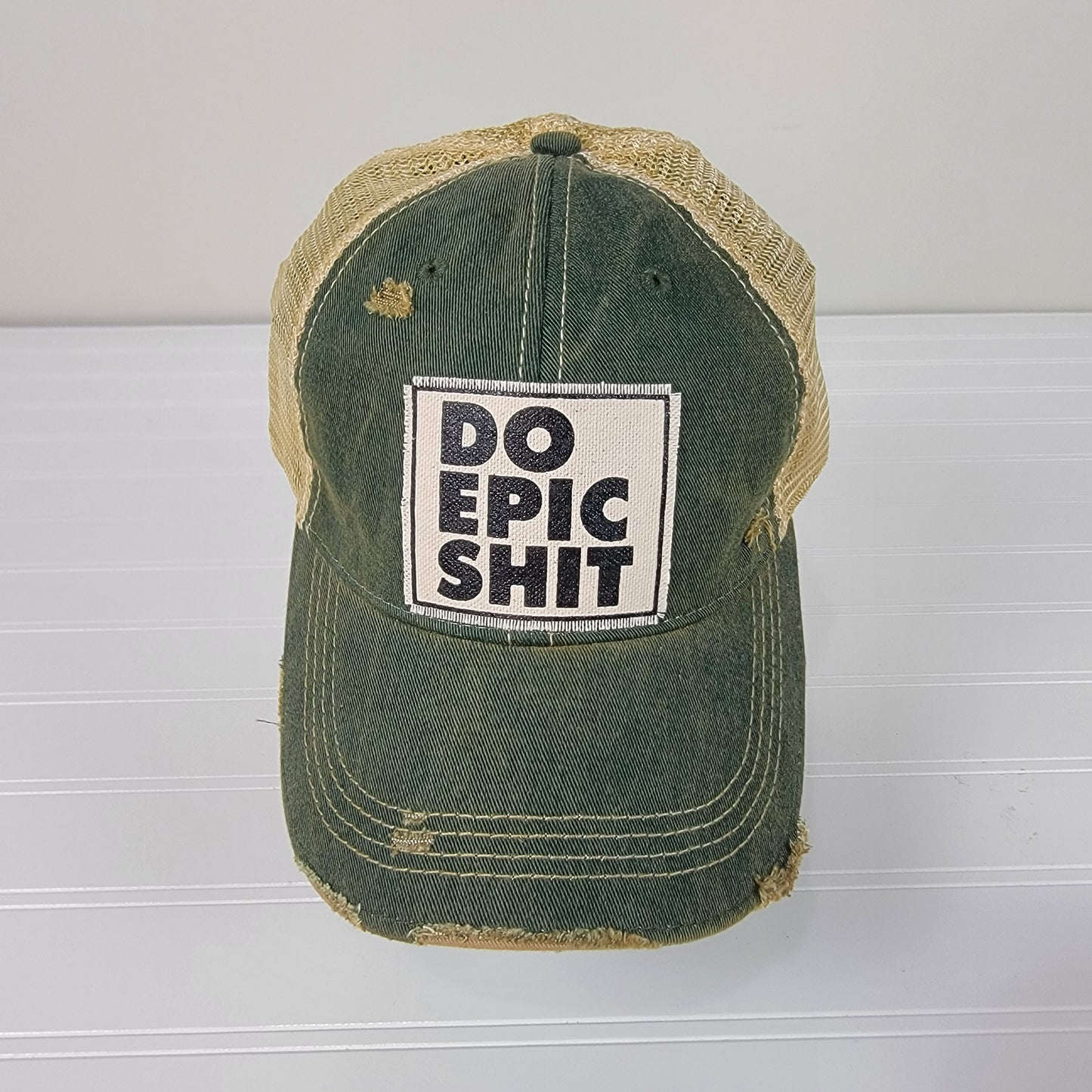 Distressed Vintage Patch Caps - Assorted Designs
