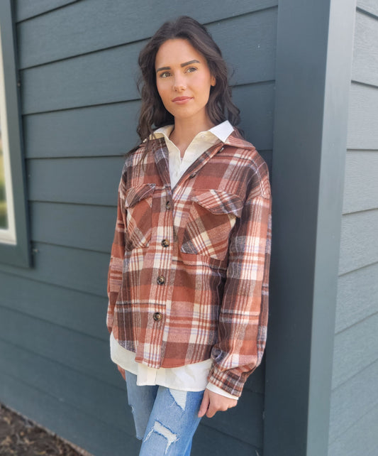 Taryn Plaid Shacket