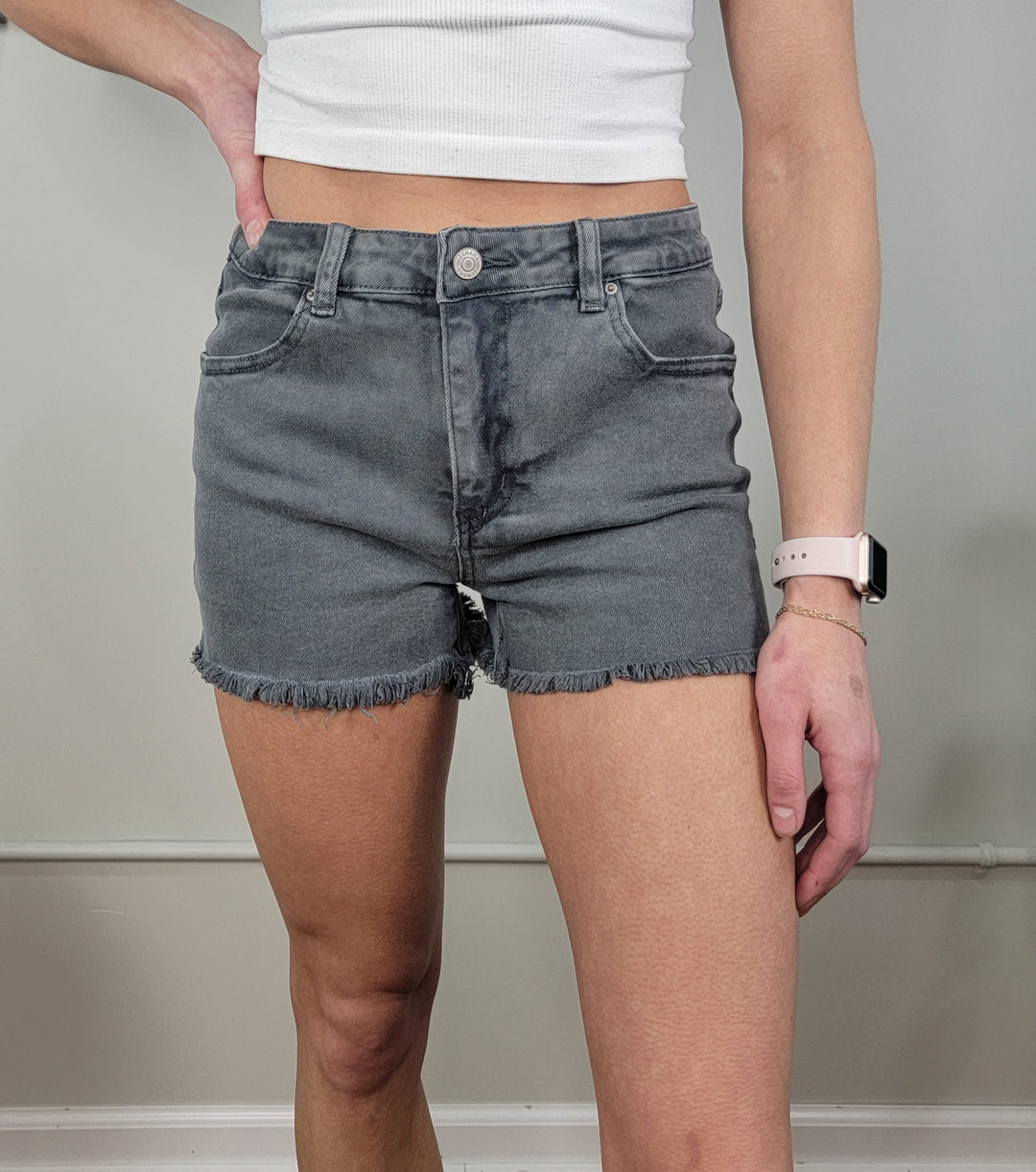 Valeria Acid Wash Shorts