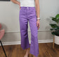 Callie Colored Cropped Flares