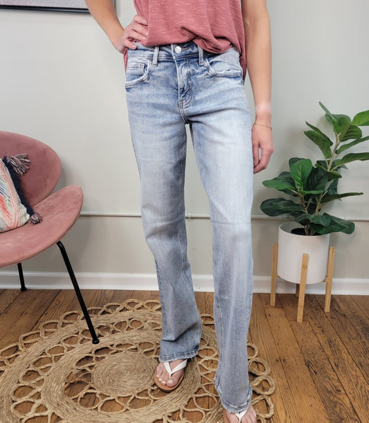 Undisputable Slim Wide Leg Jeans with Tummy Control