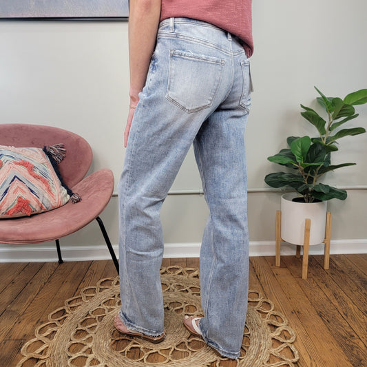 Undisputable Slim Wide Leg Jeans with Tummy Control