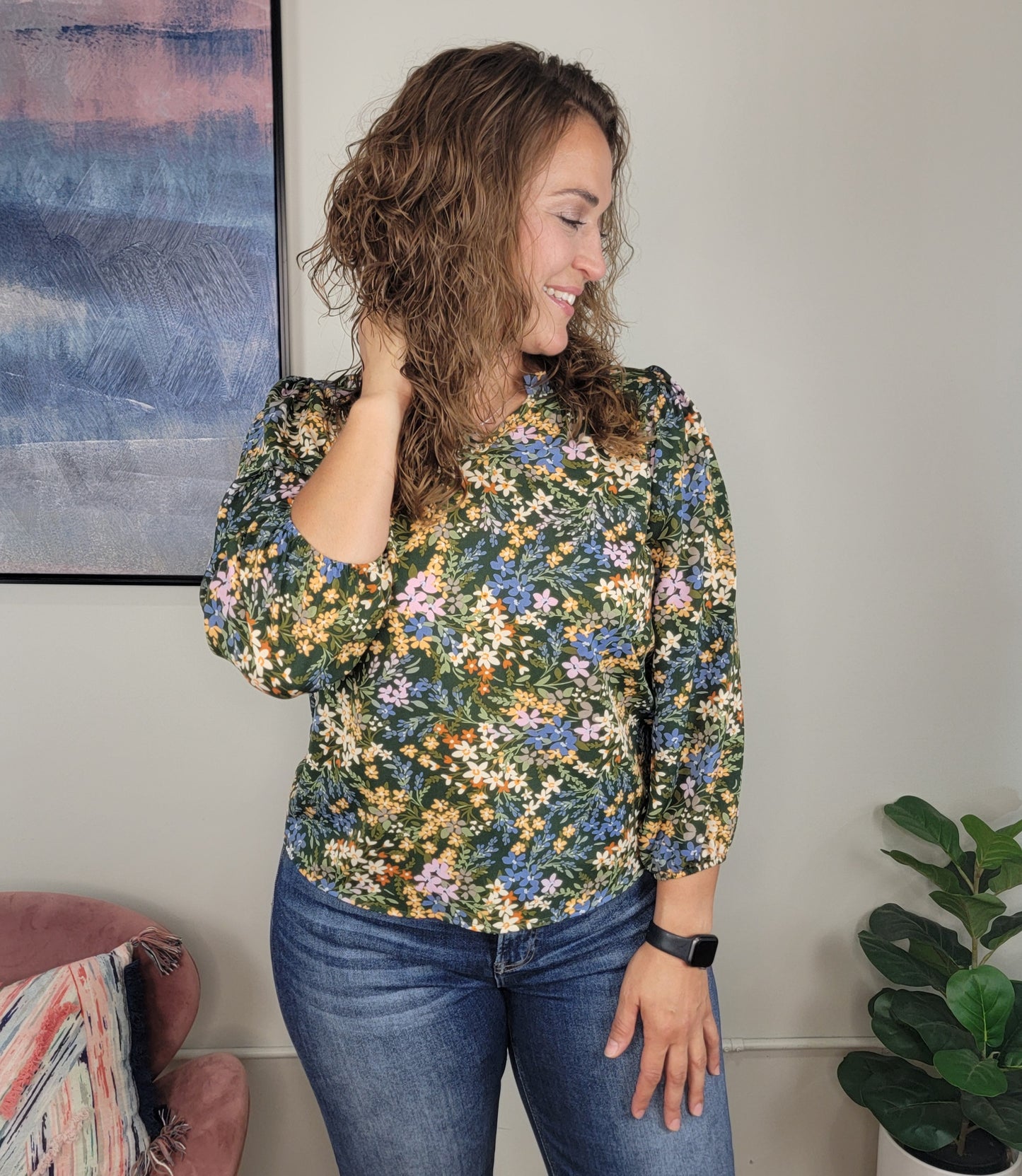 Grier Floral Top