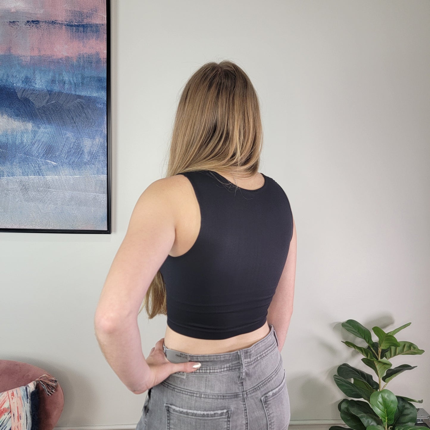 NikiBiki Square Neck Crop Top