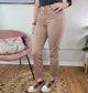 Erin Latte Colored Straight Jeans from Lovervet