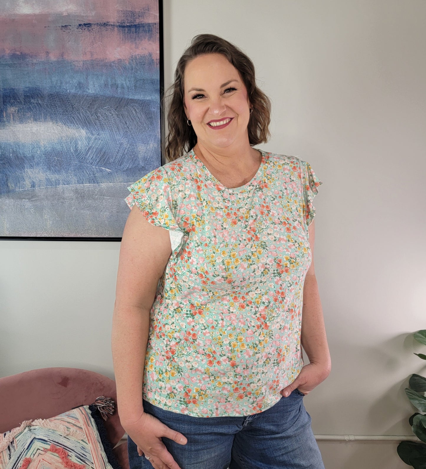 Kaelie Floral Top