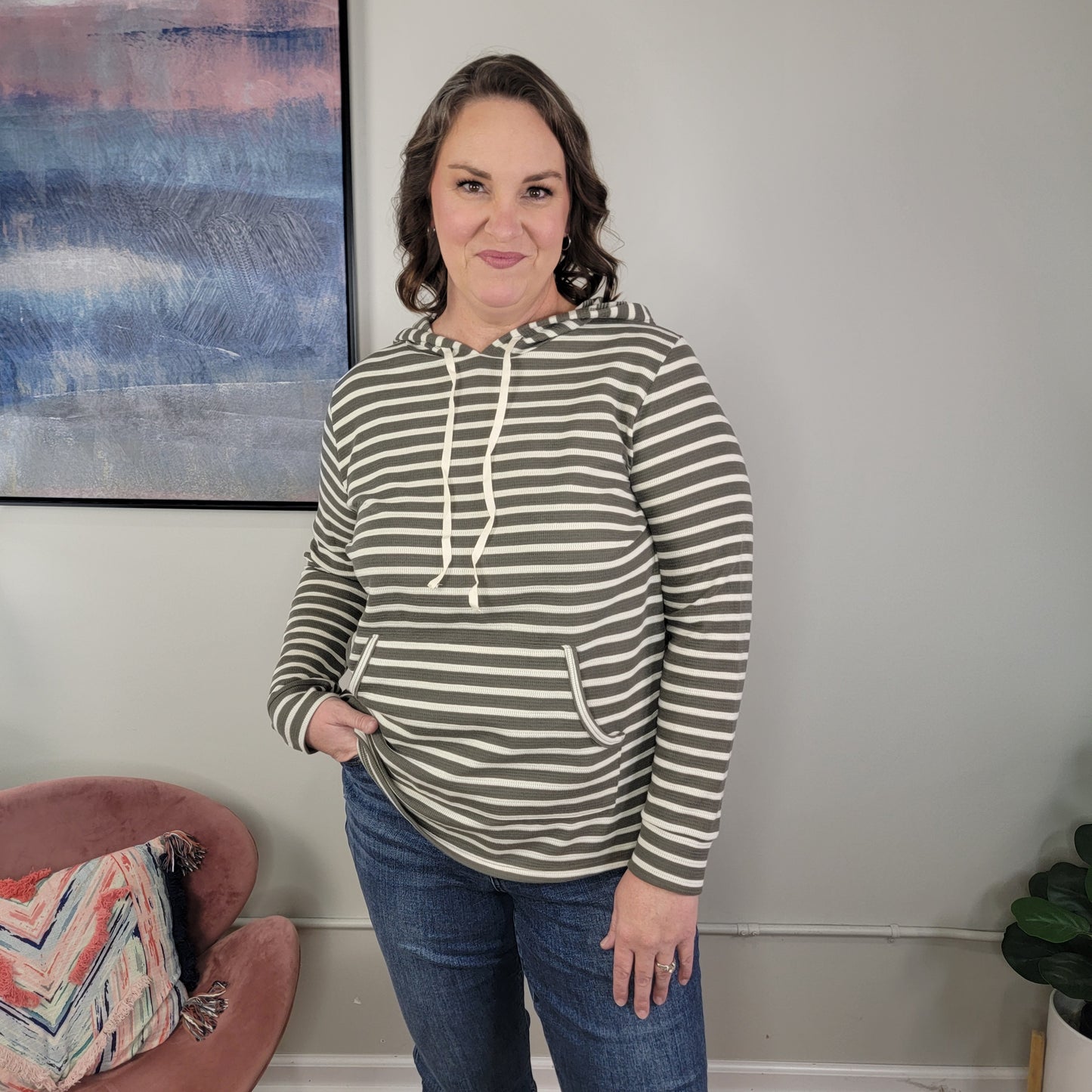 Lexi Striped Hoodie