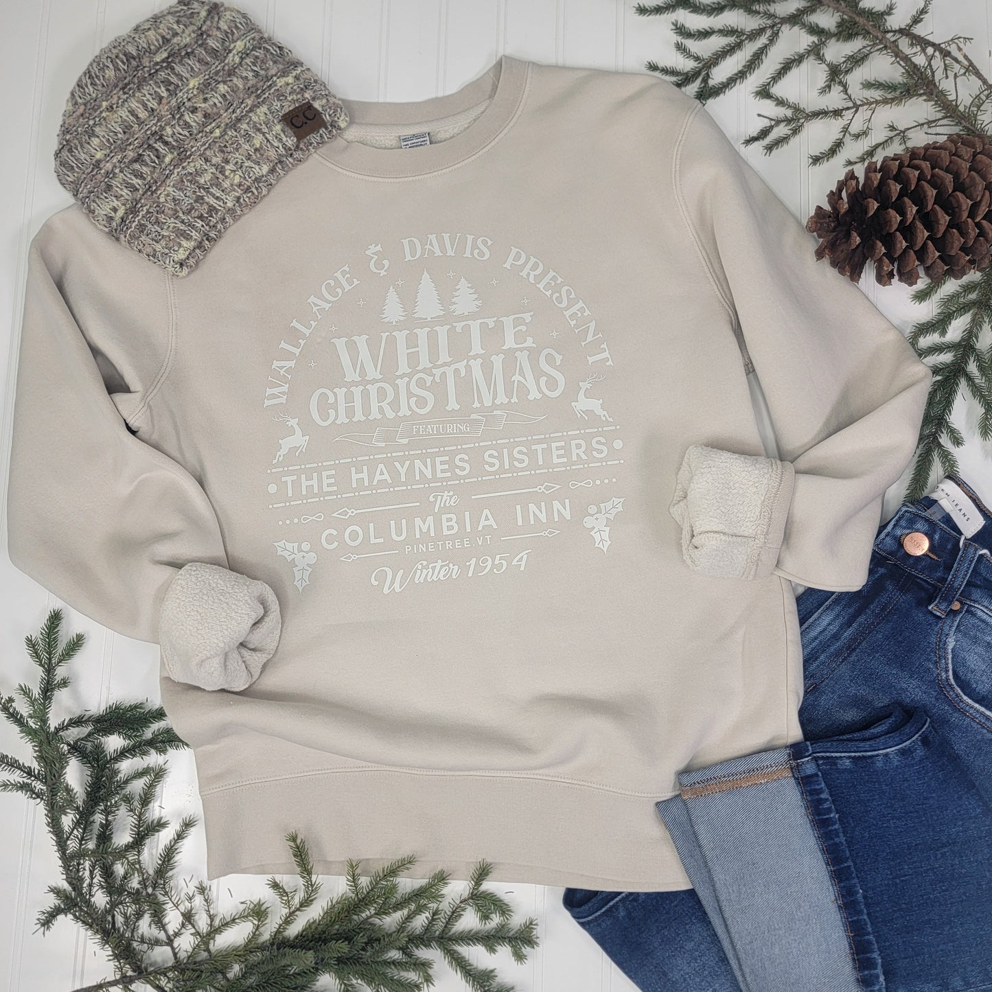 "White Christmas" Graphic Sweatshirt