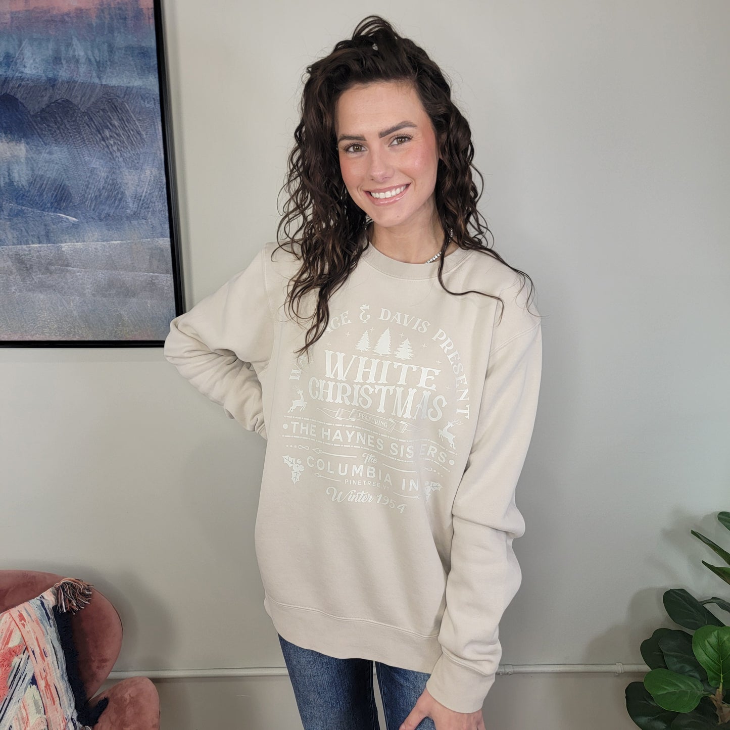 "White Christmas" Graphic Sweatshirt