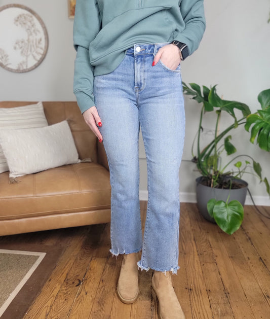 Lola Crop Straight Jeans from Risen