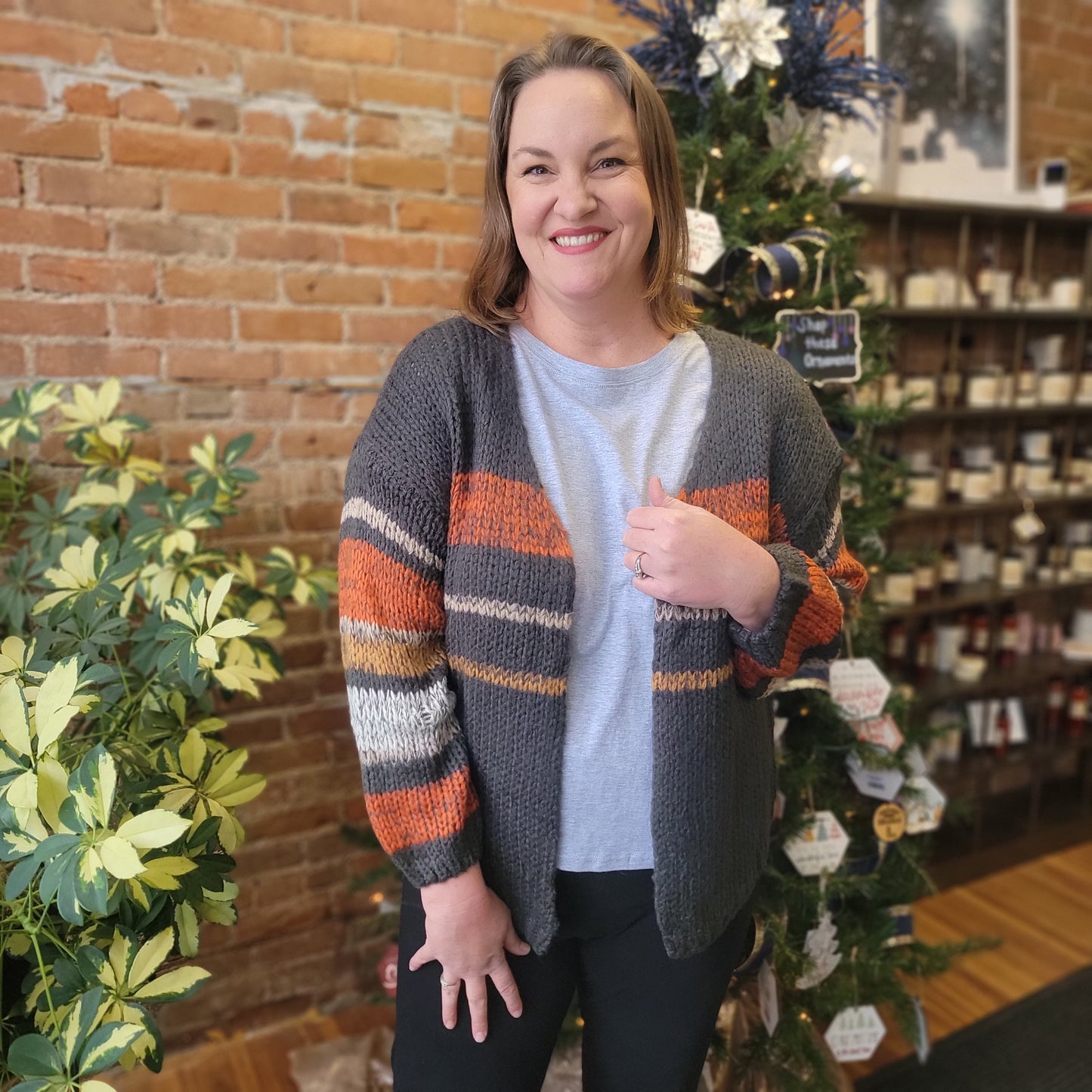 Abigail Stripe Cardigan