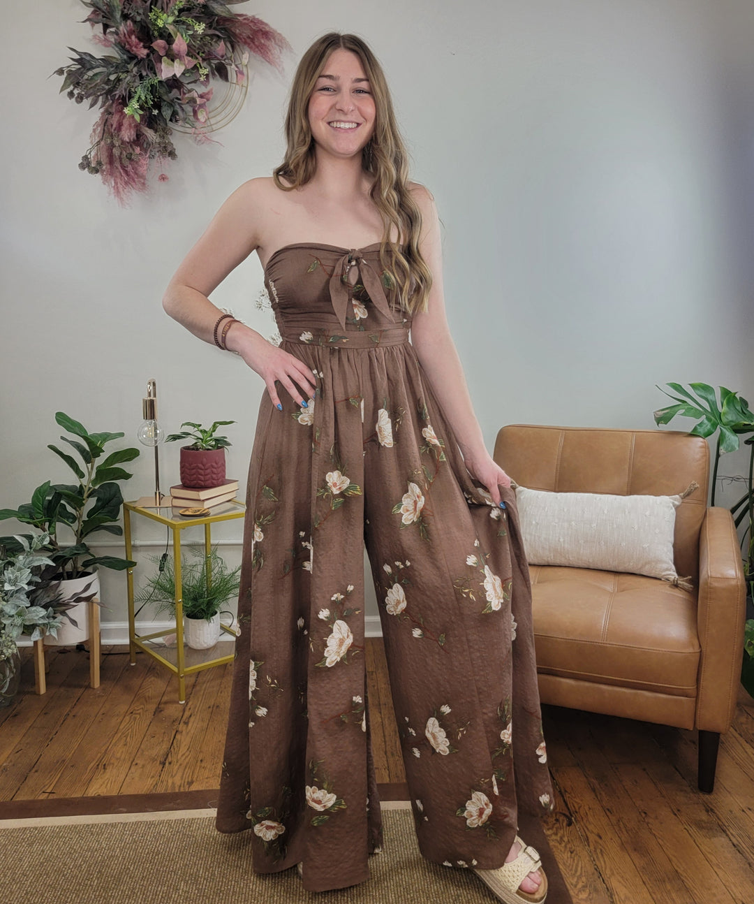 Poppy Floral Jumpsuit