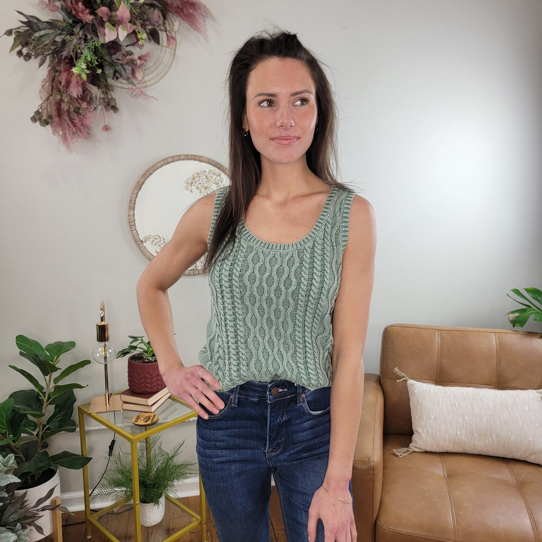 Vicky Cable Knit Tank Top