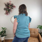 Dakotah Ruffle Sleeve Top