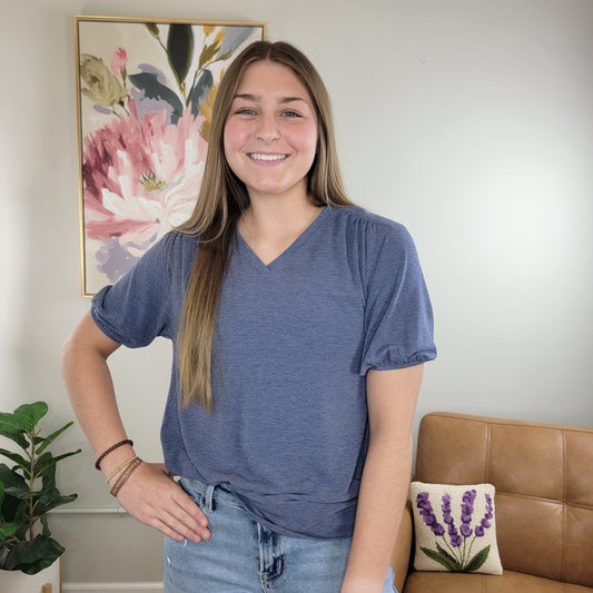 Zuri V Neck Top