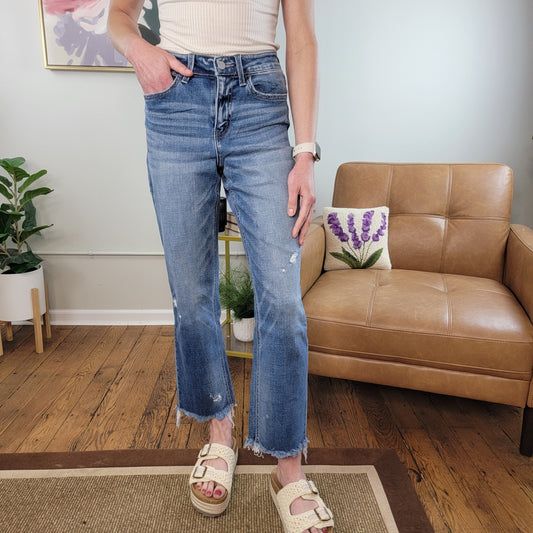 Admire Crop Straight Jeans